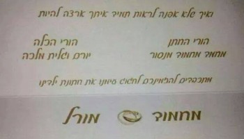 מזעזע: עמוד הפייסבוק של ארגון להב"ה קורא לגולשים לפוצץ חתונה בין יהודיה לערבי