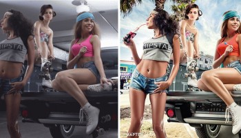 מעצב גרפי חושף את שקרי הפוטושופ מאחורי מודעות הפרסום
