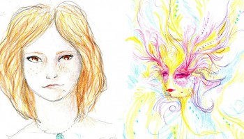 הבחורה הזאת לקחה LSD וציירה את עצמה במשך 9 שעות רצופות
