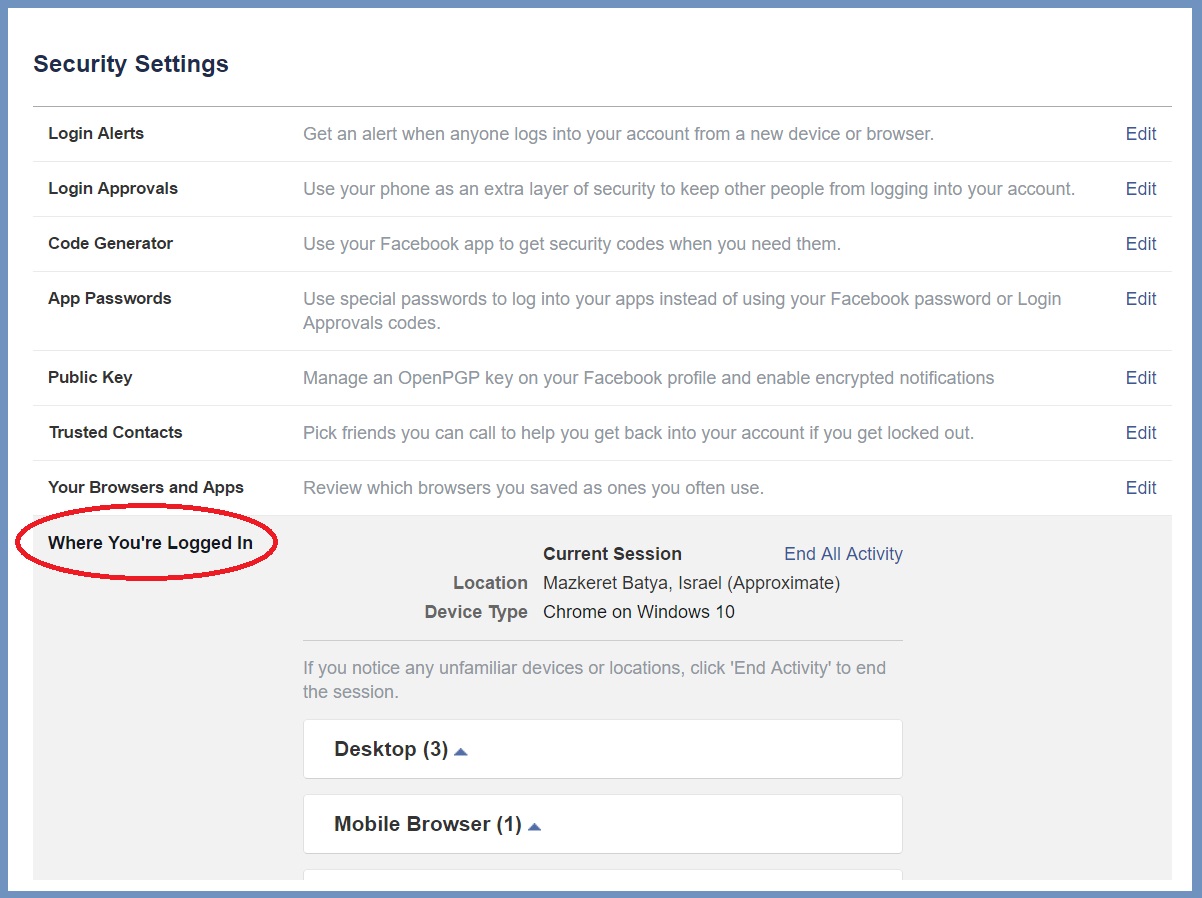 הגדרות פייסבוק 13