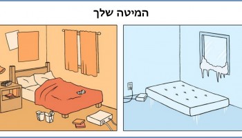 כך נראה העולם לפני ואחרי פרידה בסדרת איורים מצחיקה