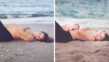 וואו: 40 תמונות מהפנטות של נשים לפני ואחרי לידה