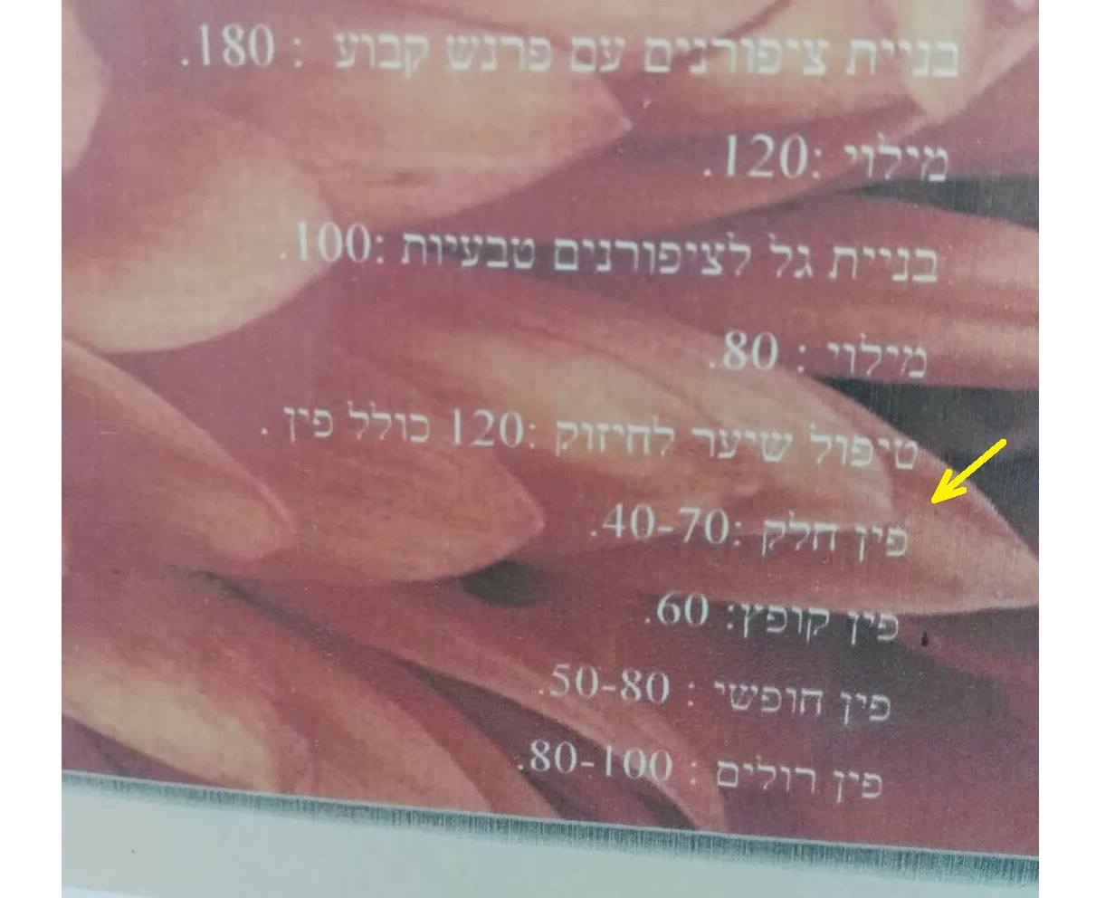 בינתיים במספרה Zevik Laisten