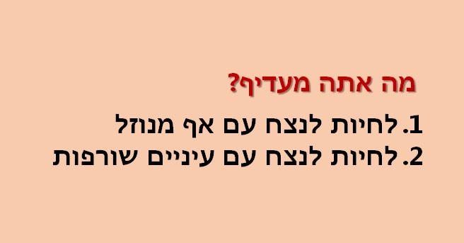 מה עדיף