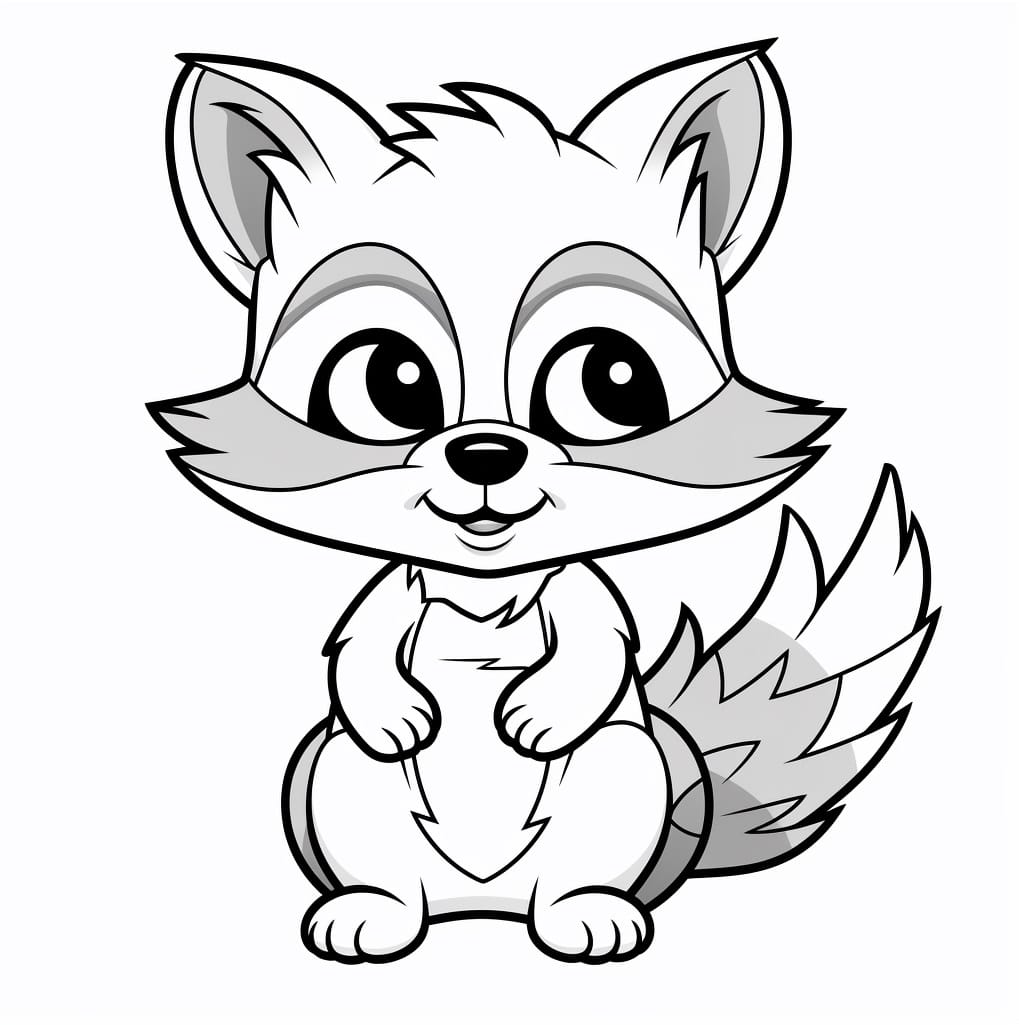 ציורים חמודים של חיות - דביבון